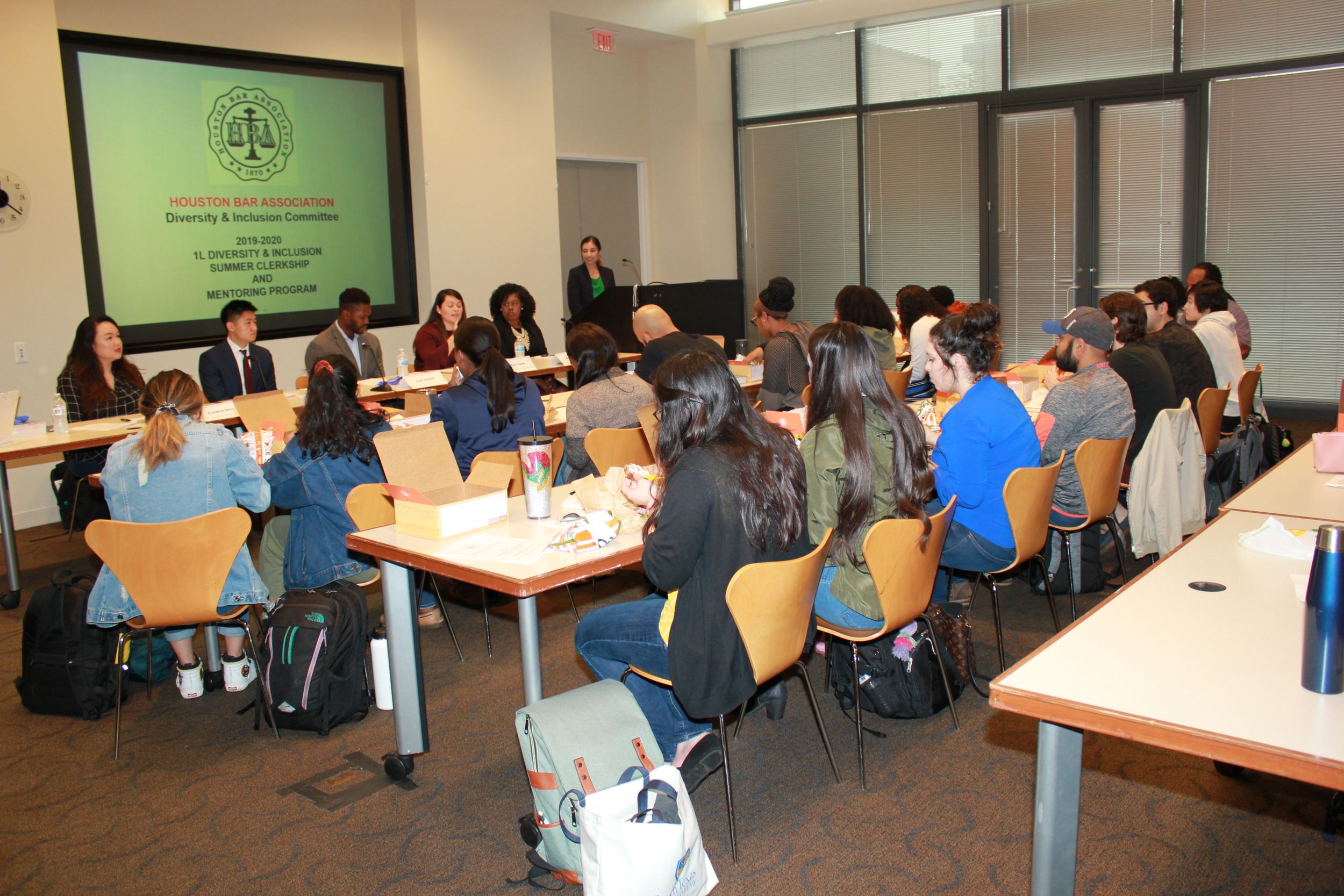 Students and presenters at the STCL session on October 29