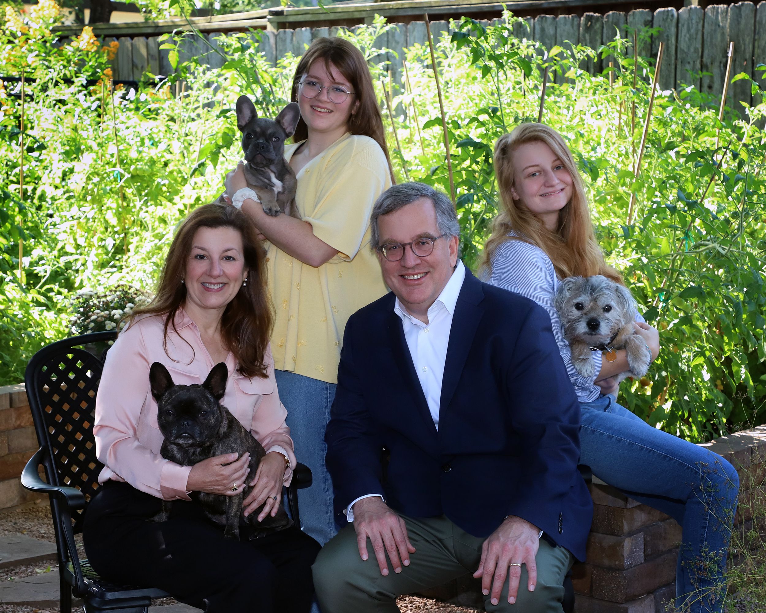 Bill, Elizabeth, Rebecca and Caroline Kroger
